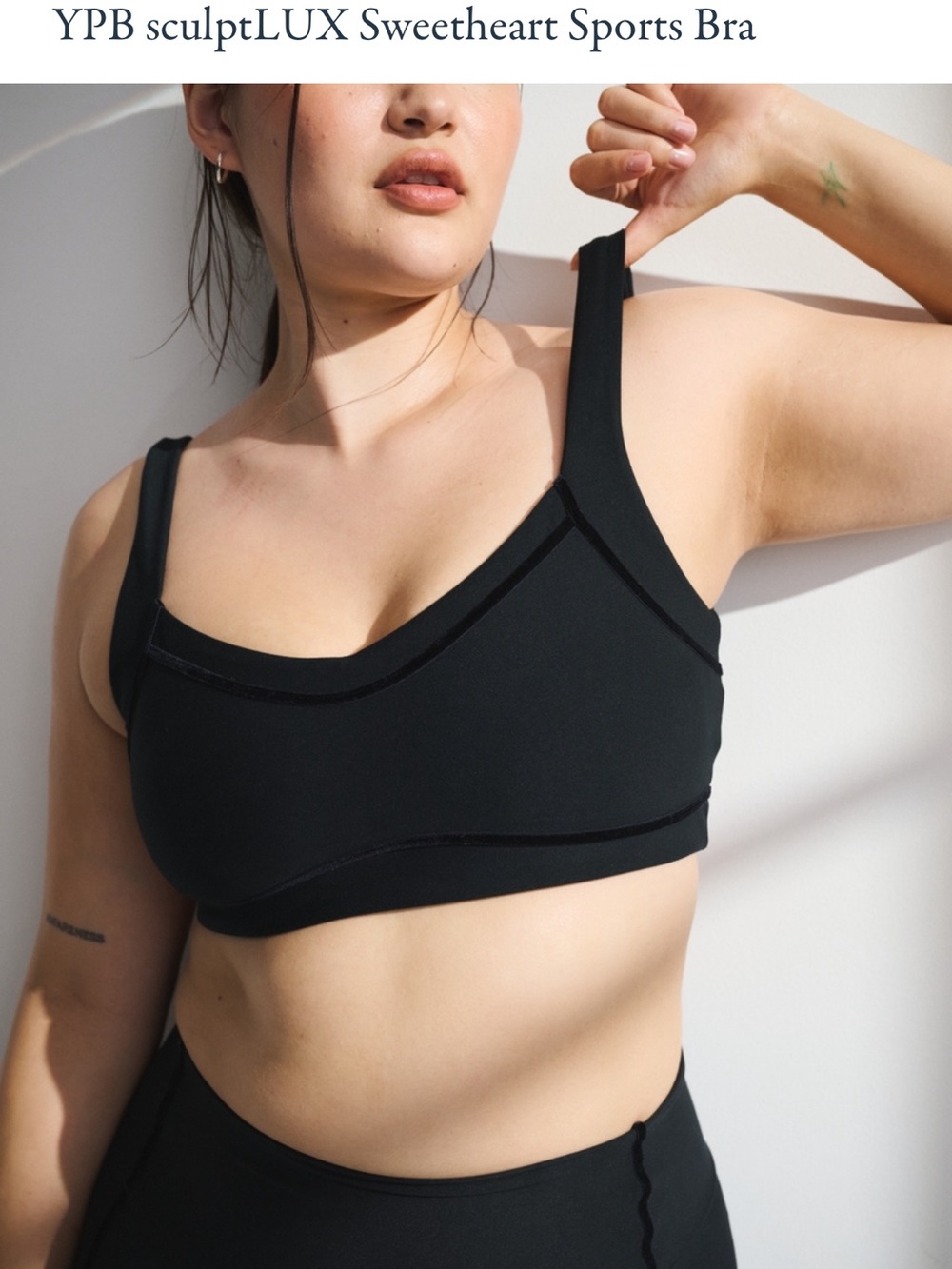 WT Abercrombie YPB SculptLUX Sweetheart Sports Bra